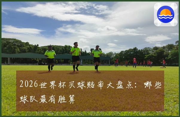 2026世界杯买球赔率大盘点：哪些球队最有胜算
